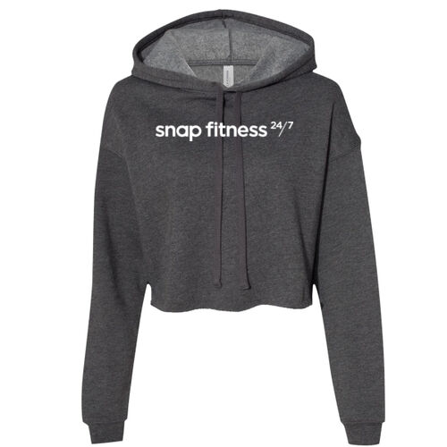 Snap Fitness - Women's Cropped Fleece Hoodie Thumbnail